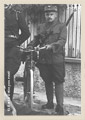 radfahrer in der feldgrauen uniform um 1916
